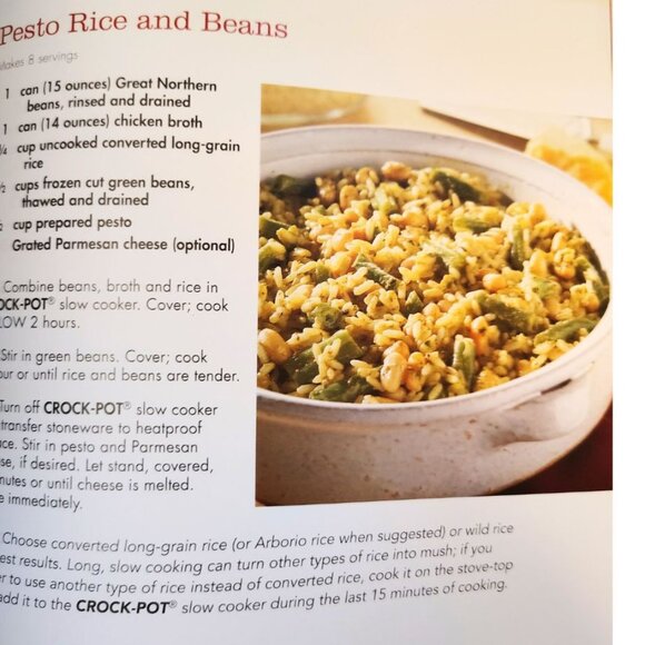 CROCK POT THE ORIGINAL SLOW CCOOKER BEST LOVED SLOW COOKER RECIPES NWT - Picture 6 of 7